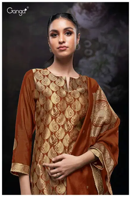 Abigail 3661 By Sudriti Viscose Embroidery Dress Material Wholesale Online
